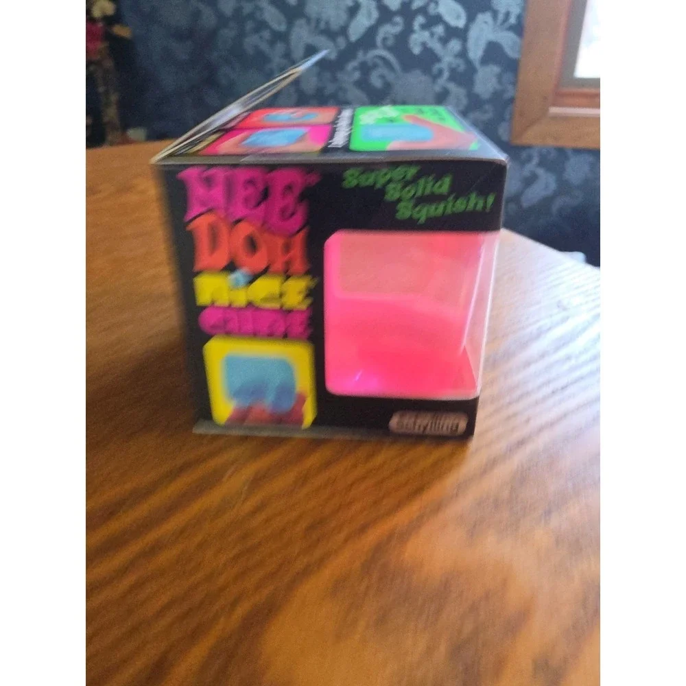 Viral Nee Doh‎ Nice Cube - Super Squish! (Pink) - Brand New/Factory Sealed!